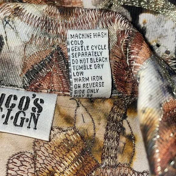 Women's Multicolor Jacket by Chico's.  Size 0 - Picture 5 of 5